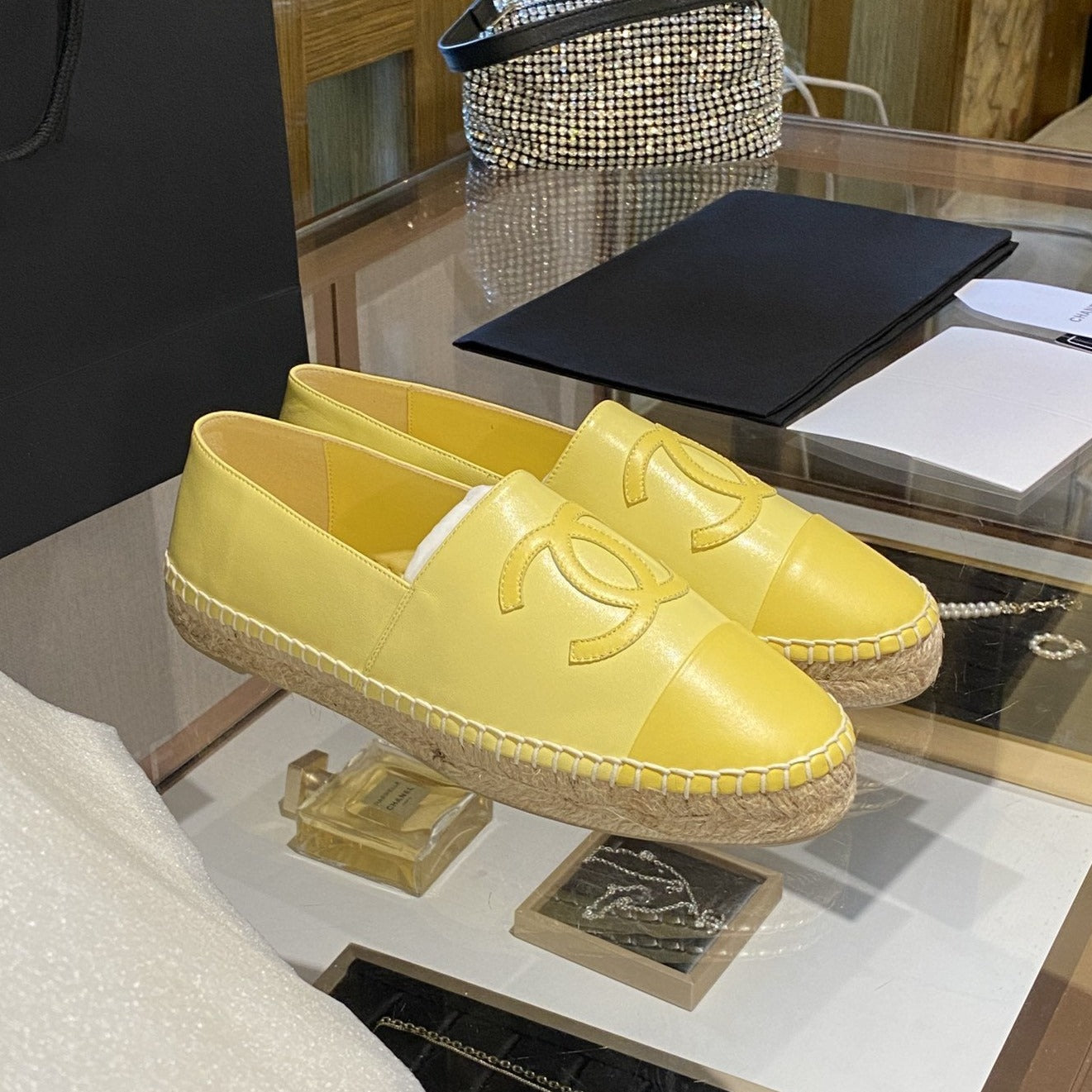 zCHANE.L Espadrilles Yellow Lambskin