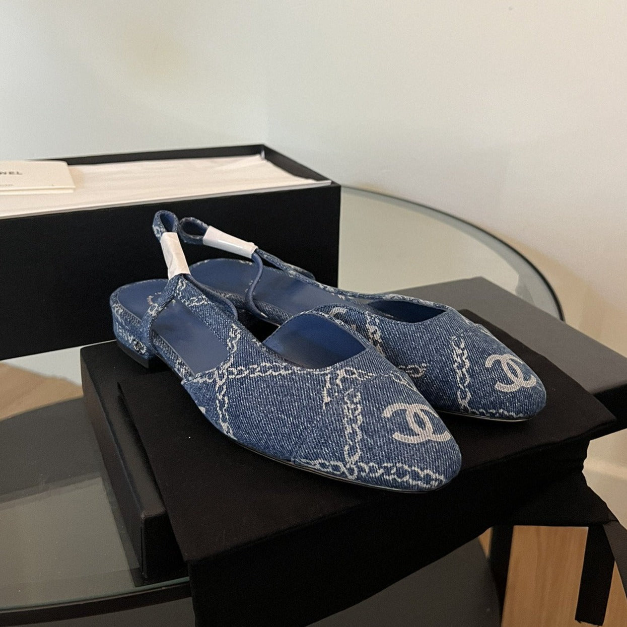 zCHANE.L Slingbacks Blue Denim