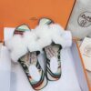 zHERME.S 25 Oran White Mink Fur Fabric 348090