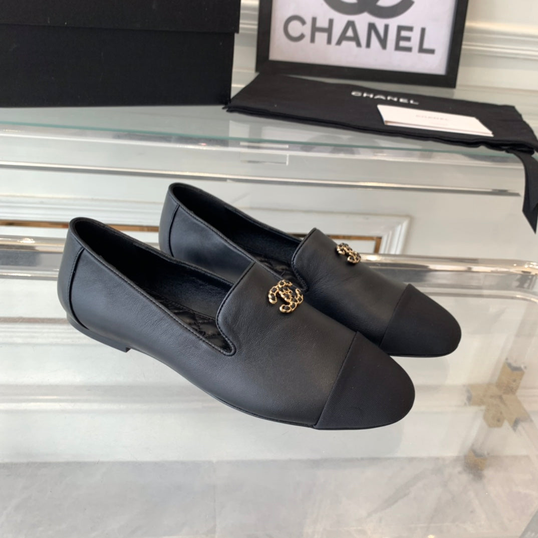 zCHANE.L Loafer Black Lambskin Black Grosgrain