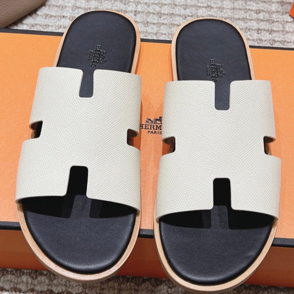 zHERME.S Izmir Sandals Ivory Calfskin 294944