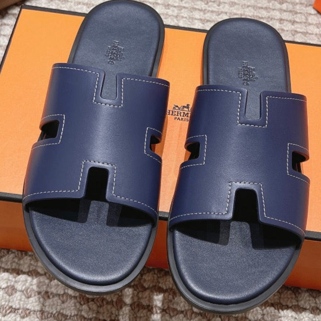 zHERME.S Izmir Sandals Indigo Calfskin 294946