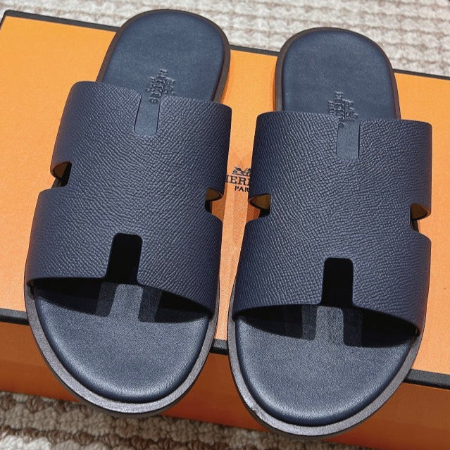 zHERME.S Izmir Sandals Navy Blue Lambskin 294943