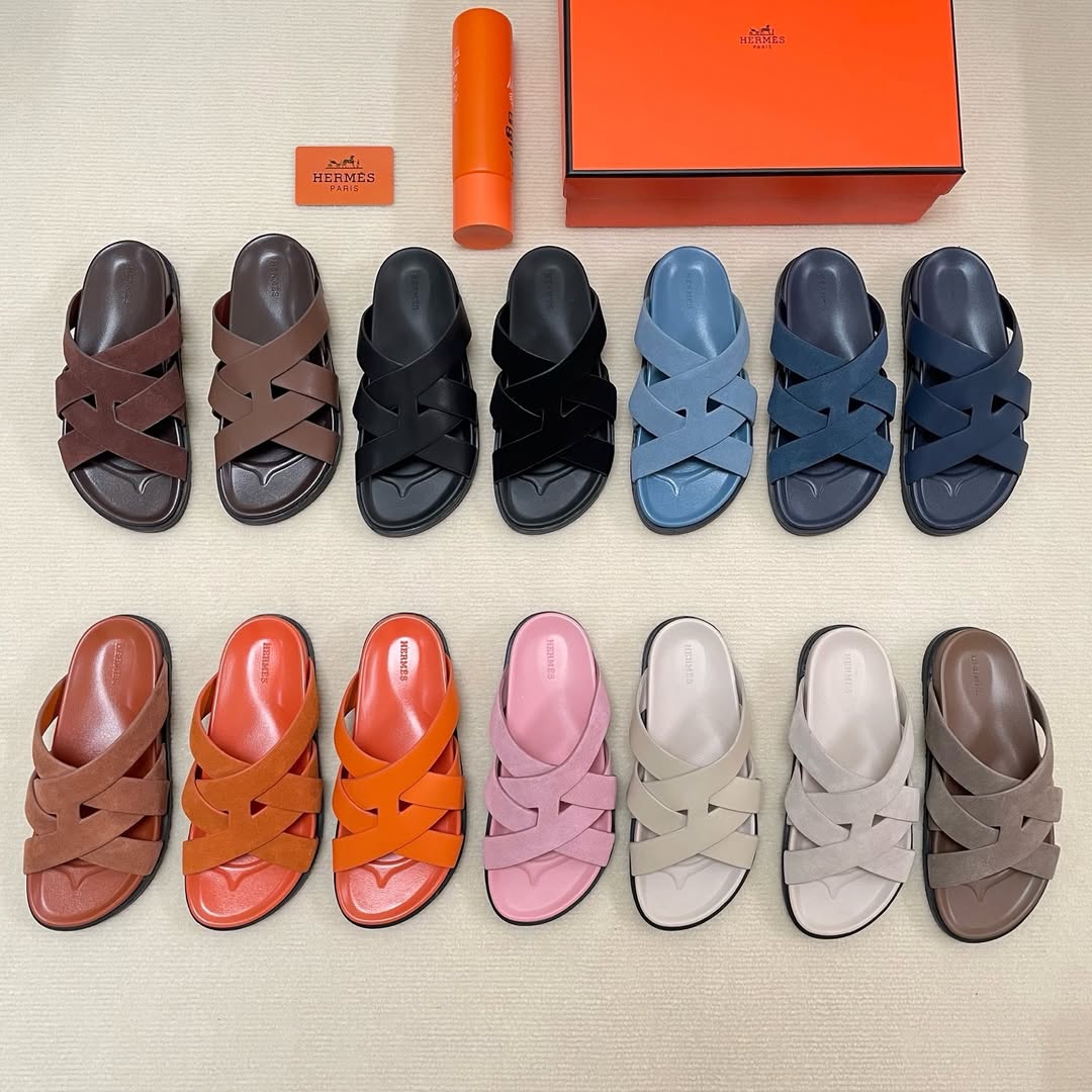zHERME.S 25 Kazimir Sandal Calfskin Suede
