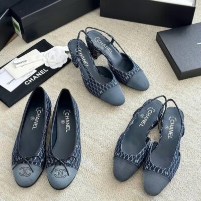 zCHANE.L Cc 25P Blue Black Quilted Denim
