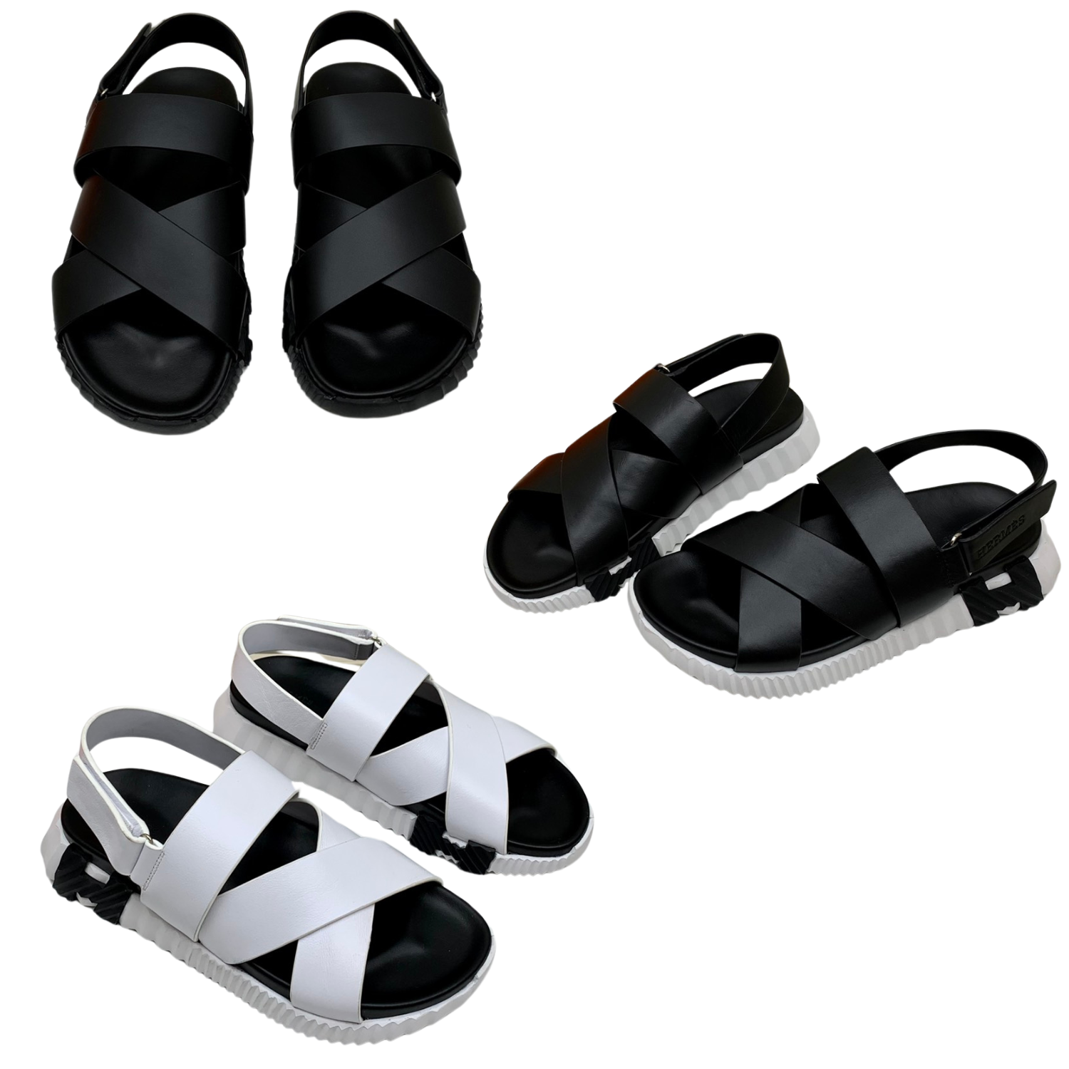 zHERME.S 25 Electric Sandal Cowhide And Rubber 245618