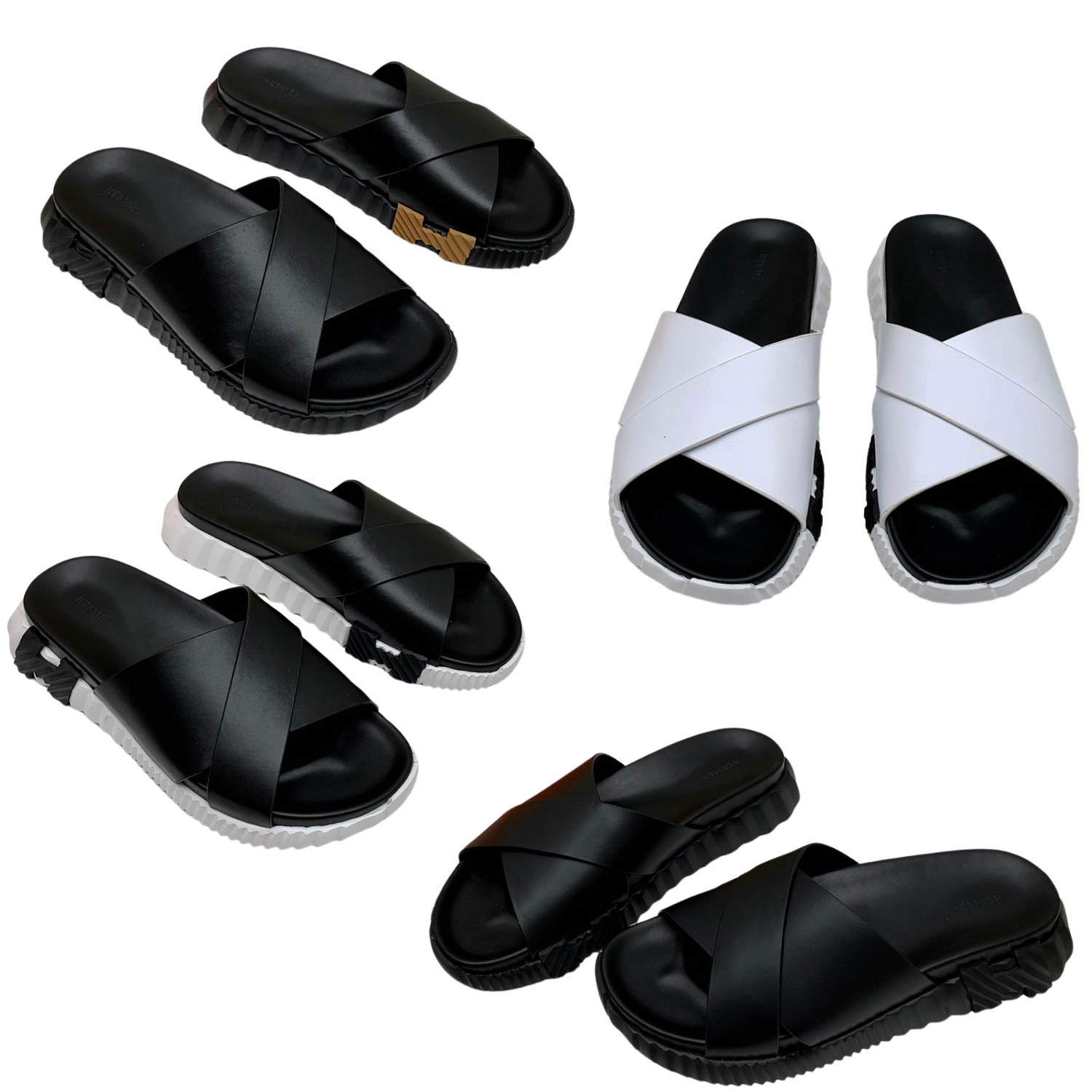 zHERME.S 25 Infra Sandal Cowhide And Rubber 245616