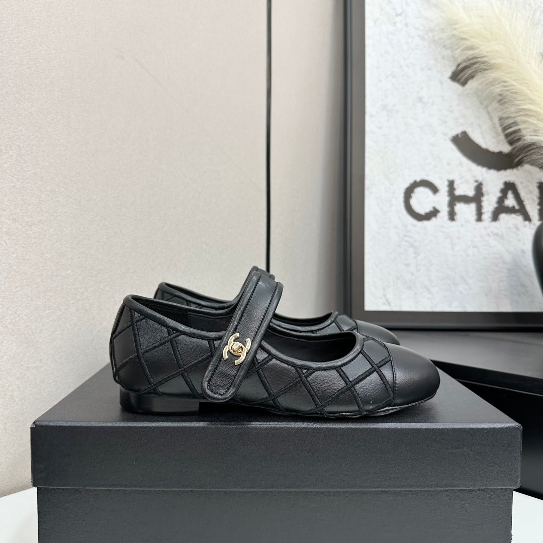 zCHANE.L 25 Mary Janes Black Cowhide 352503