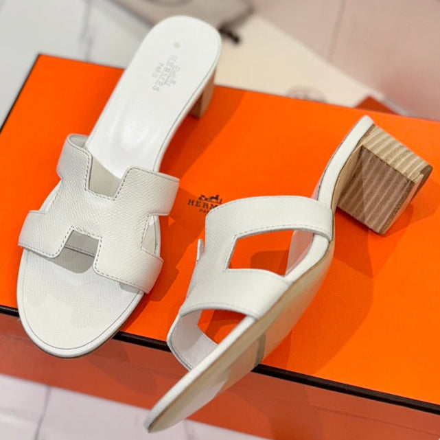 zHERME.S Oasis Sandals White Cowhide 294845