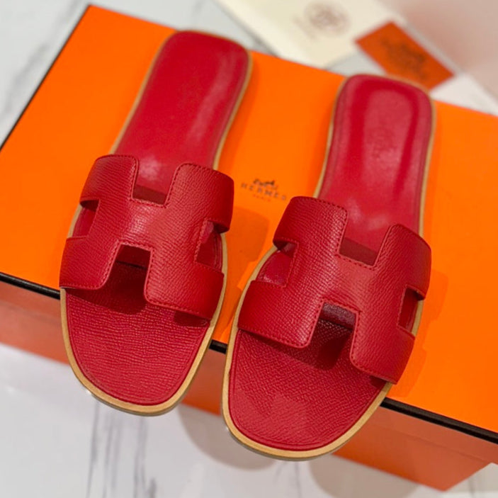 zHERME.S Oran Sandal Red Goatskin 294860
