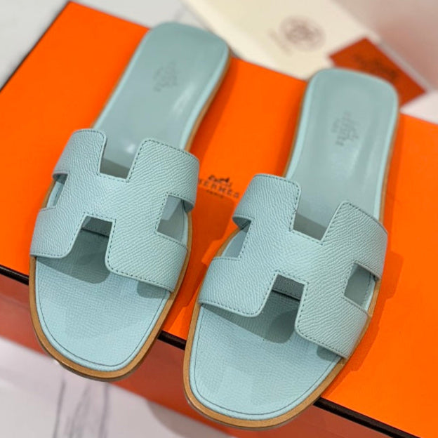 zHERME.S Oran Sandal Blue Goatskin 294864