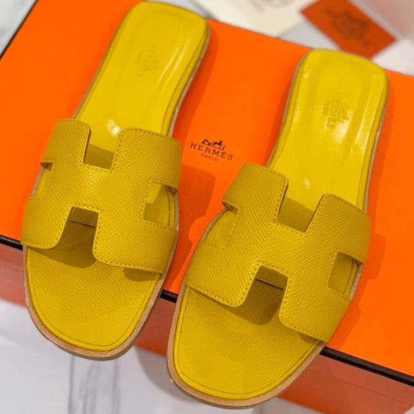 zHERME.S Oran Sandal Yellow Goatskin 294869