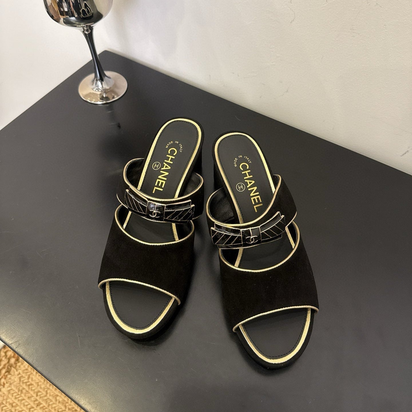 zCHANE.L 25 Mule Black Calfskin 365809