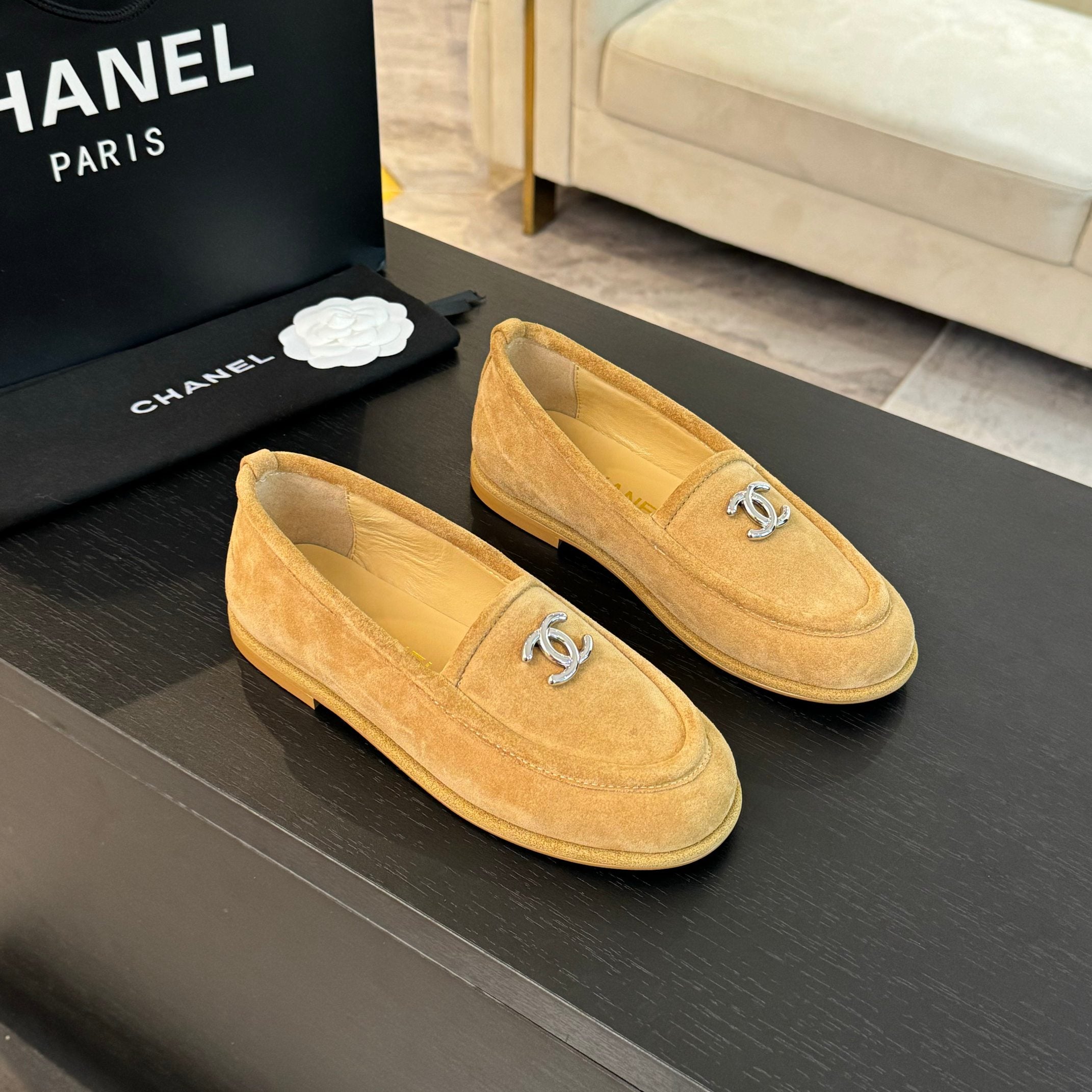 zCHANE.L Moccasins Yellow Suede