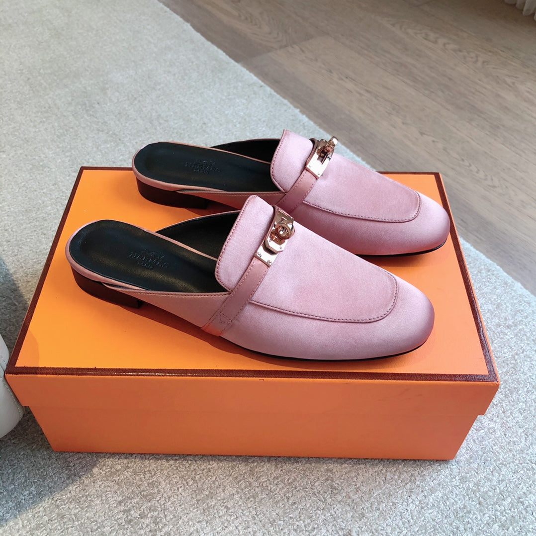 zHERME.S Oz Mule Pink Suede 756851