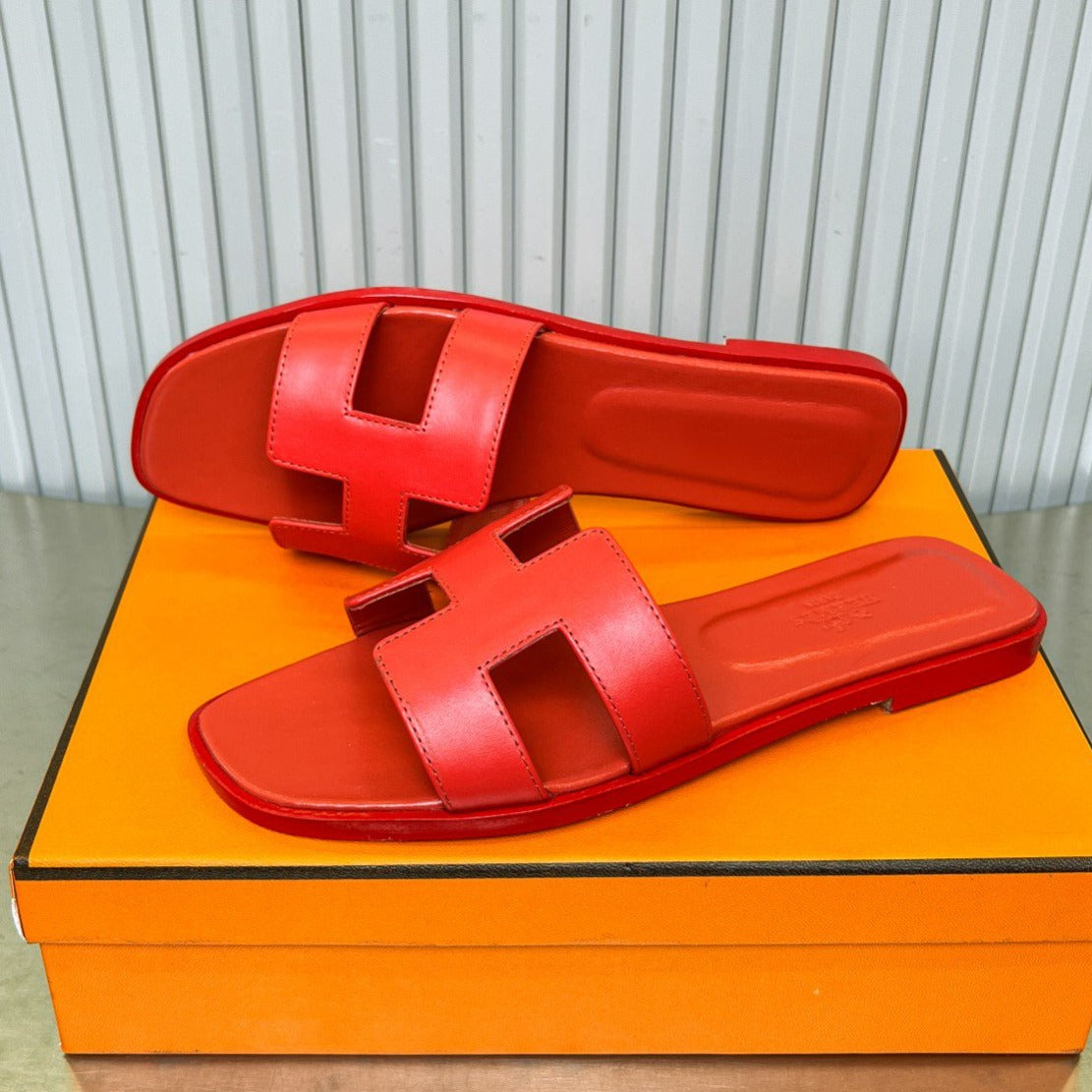 zHERME.S 0Ran Sandal Red