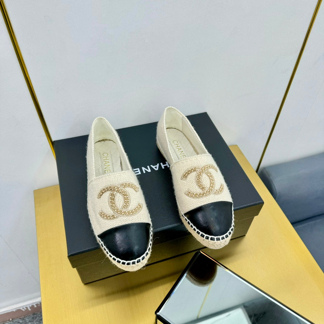 zCHANE.L 25S Loafers Beige Light Wool Leather 297814