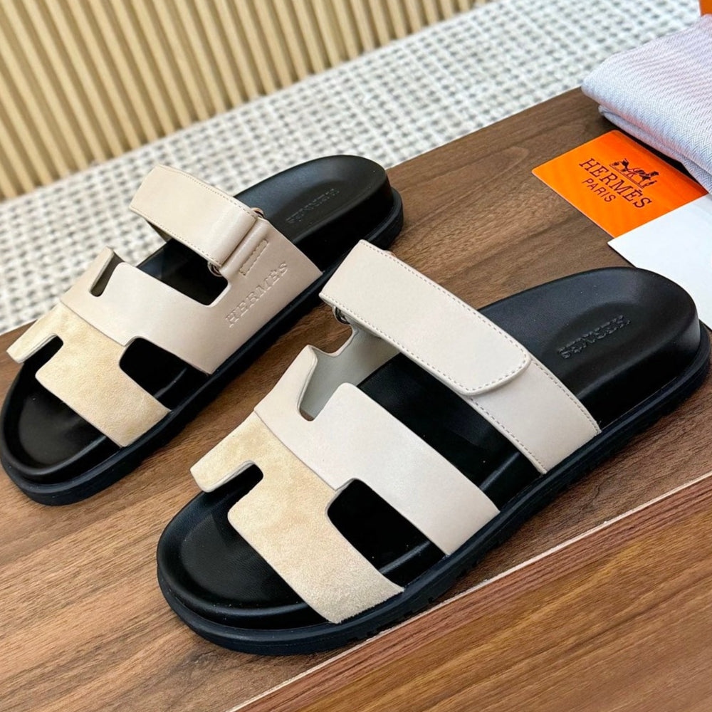 zHERME.S 2025 Chypre Sandals Beige Suede Calfskin 294383