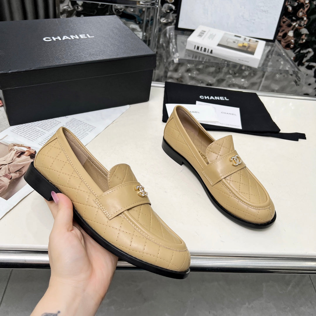 zCHANE.L 25 Loafer Beige Cowhide 338670