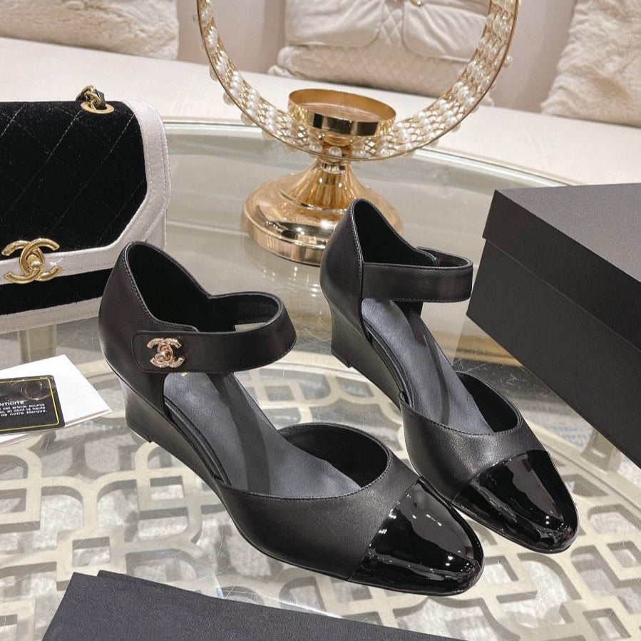 zCHANE.L Ballet 6Cm Black Wedge Heel