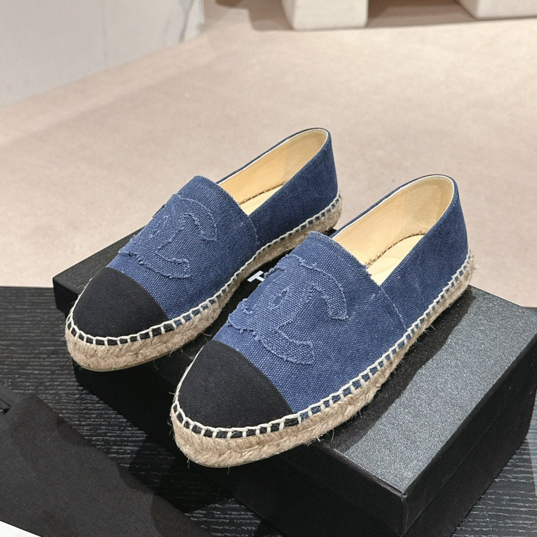 zCHANE.L Espadrilles Dark Blue Black Denim