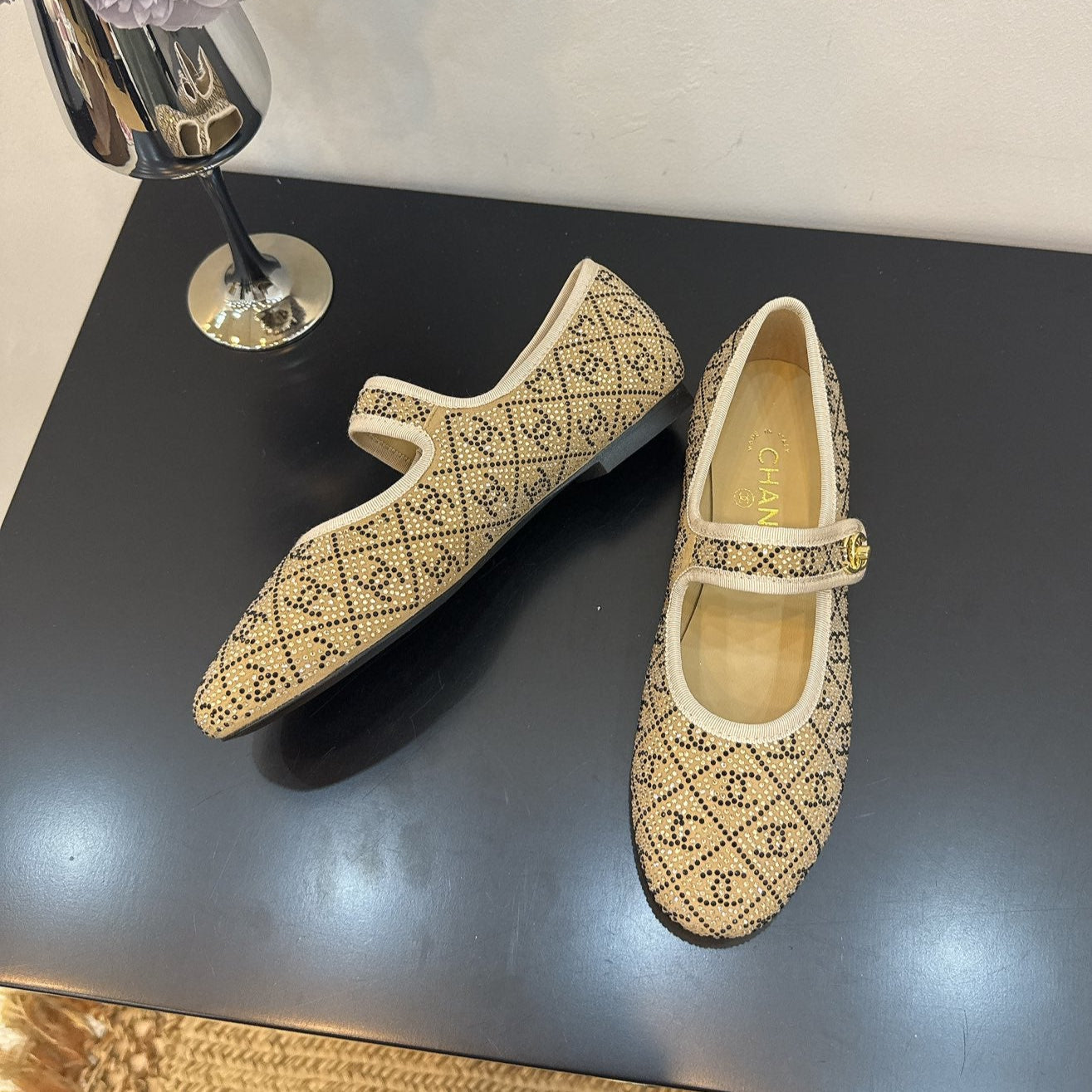 zCHANE.L 25 Ballet Flats Light Brown Calfskin 331659