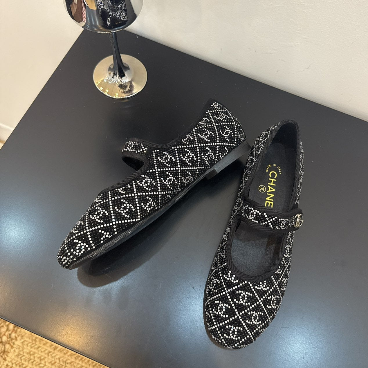 zCHANE.L 25 Ballet Flats Black Calfskin 331661