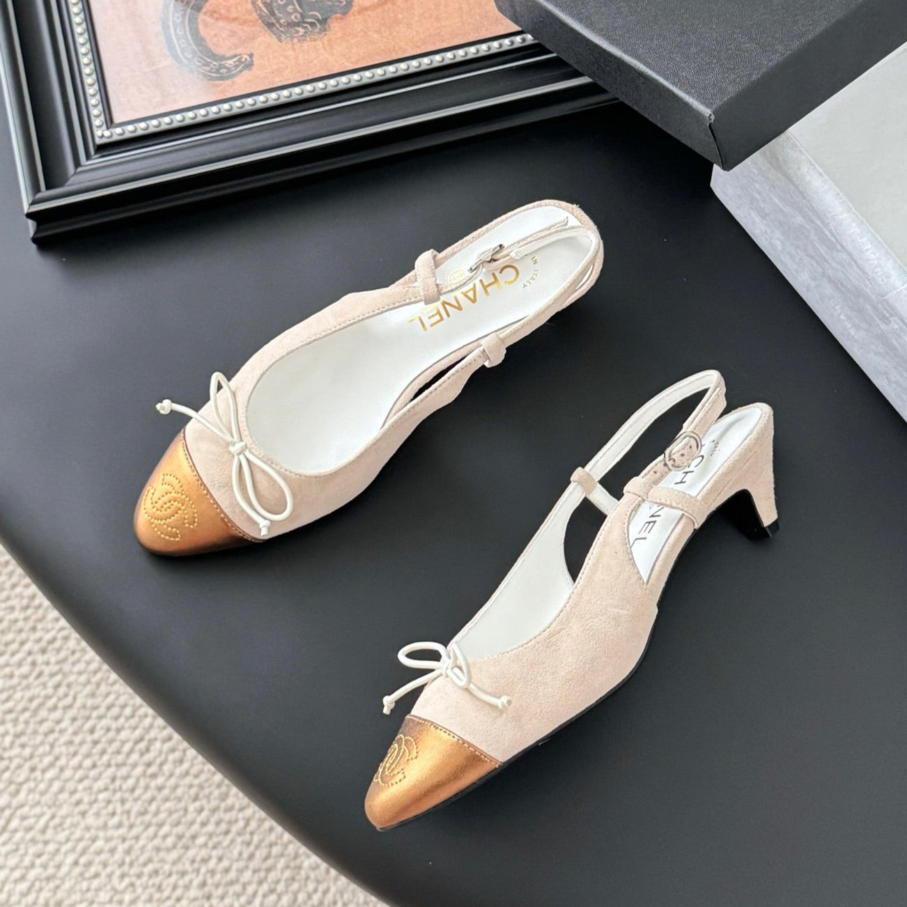 zCHANE.L Cc 25 Slingback Pink Suede 305276