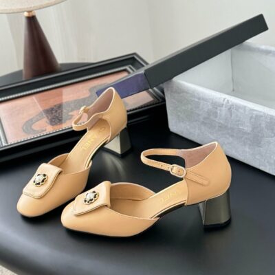 zCHANE.L Cc 25 Mary Jane Beige Cowhide 305278