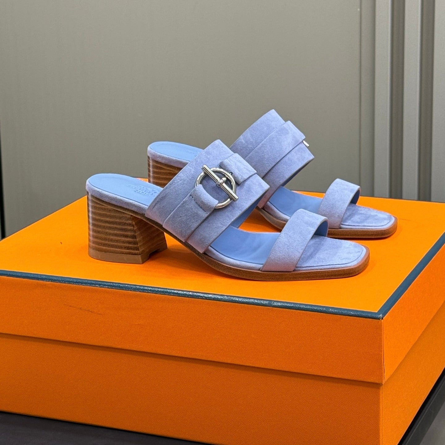 zHERME.S Kutecuh Sandals Purple Calfskin 319601