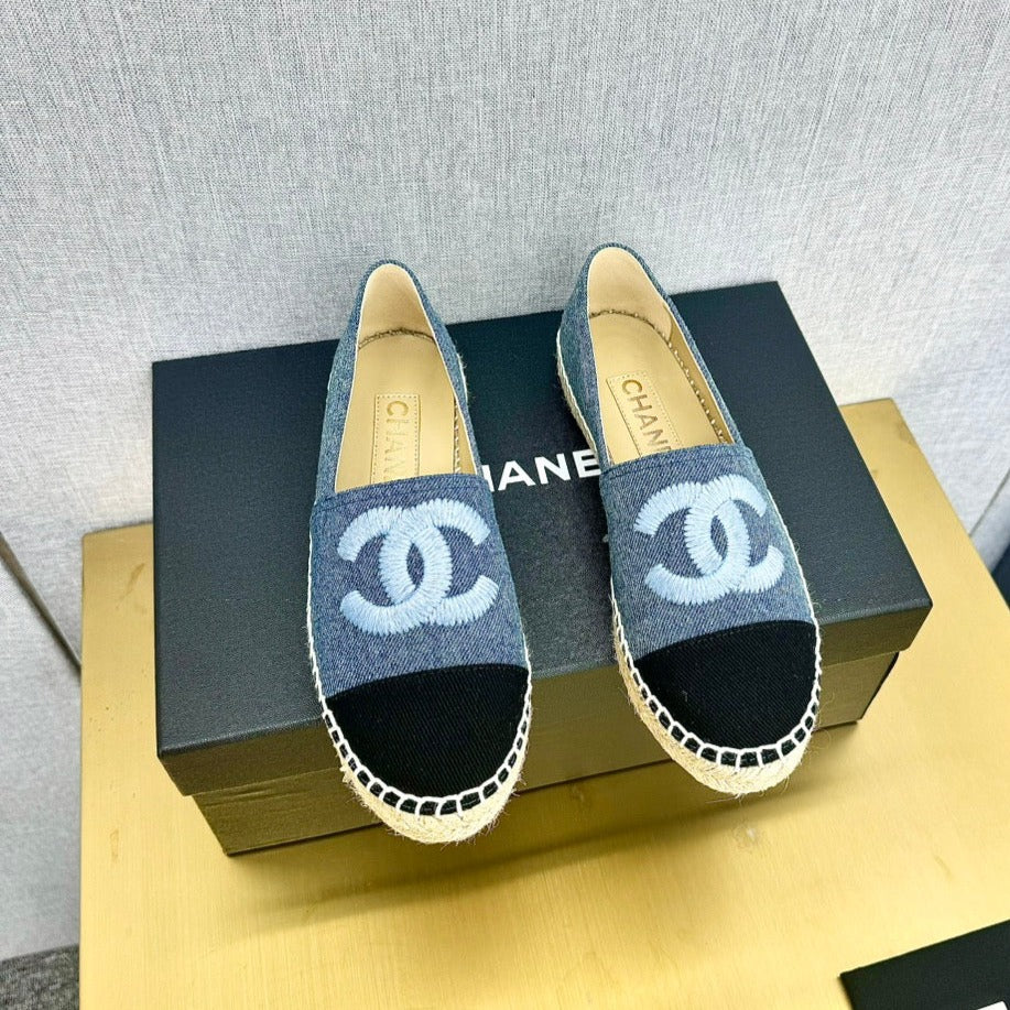 zCHANE.L Espadrilles Dark Blue Black Denim