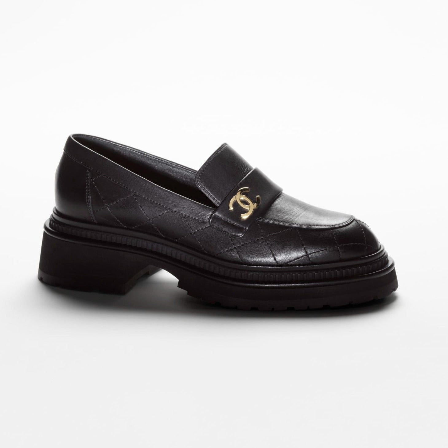 zCHANE.L Moccasins Black Calfskin